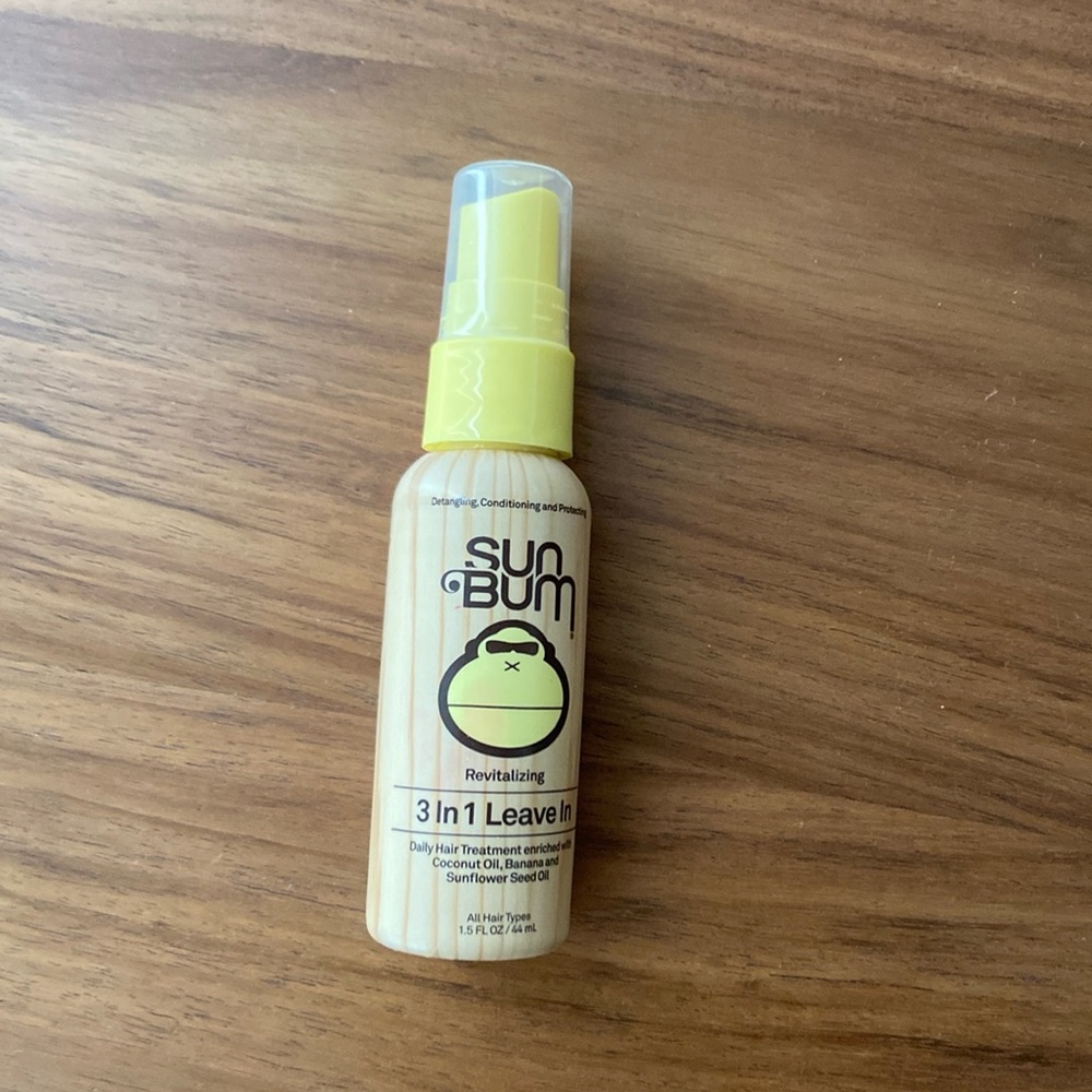 Sunbum 3 in 1 leave in hair conditioner 1.5 fl oz